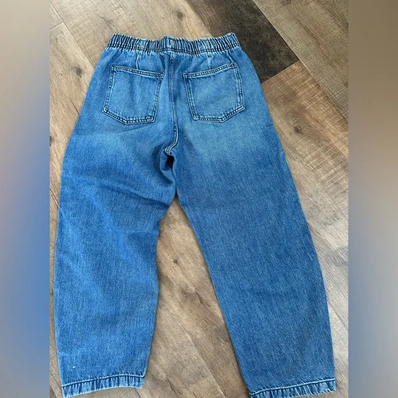 The gap super soft pull on barrel denim jeans size M - Picture 2 of 5